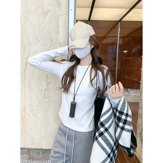 <曾小咸推荐>3.20现货秒杀 ！微信超特价！纯色磨毛修身长袖 日常109.99 立减50 秒杀59.99！！ 商品图2