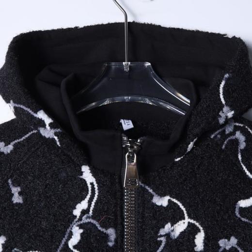 WT305SDSA男士秋冬新款痞帅男装潮牌高级感撞色拉链立领连帽卫衣百搭 商品图2