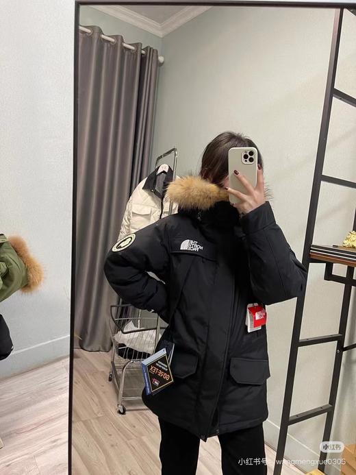 北缅巅峰极地系列中长款毛领连帽羽绒服 男女同款 商品图1