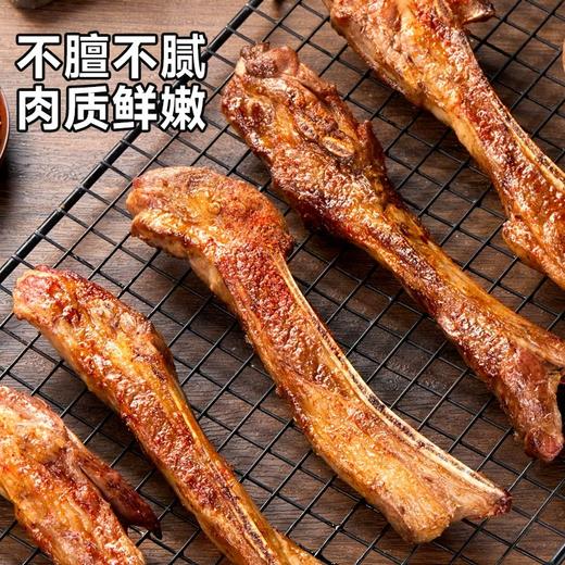 HOOORSH 蒙古羔羊手抓羊肋排1kg*1袋 原切无添加，黄金肌脂比把控，入口丰腴不腻，瘦而不柴 商品图3