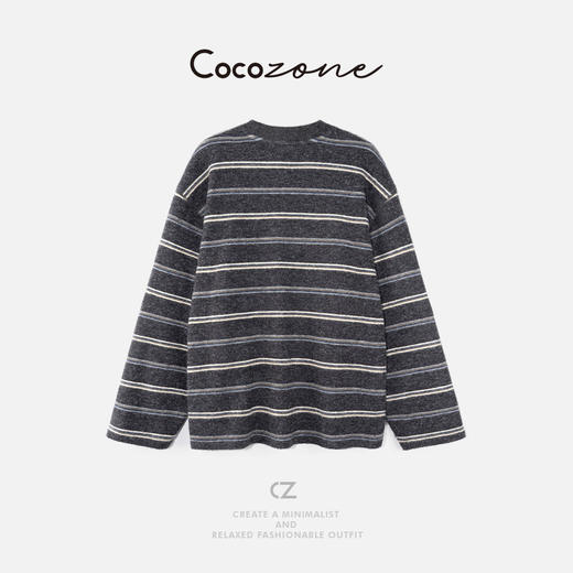 COCO ZONE 刘 一一 圆领罗纹领口长袖T恤 CD1A1717 商品图1