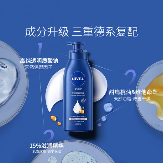 【春日限定 限时特惠】妮维雅大蓝瓶身体乳液干燥深润滋养全身补水护肤400ml 商品图1
