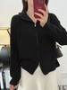 自留款！巨好看！！两穿可立领可翻领双拉链头针织开衫毛衣-喜出 商品缩略图2