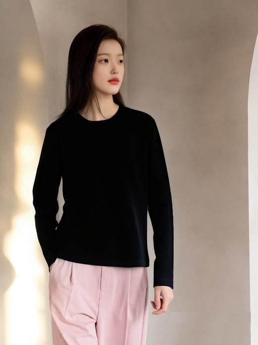 佐丹奴女装25年商场新款长袖纯色T恤05325603 商品图2