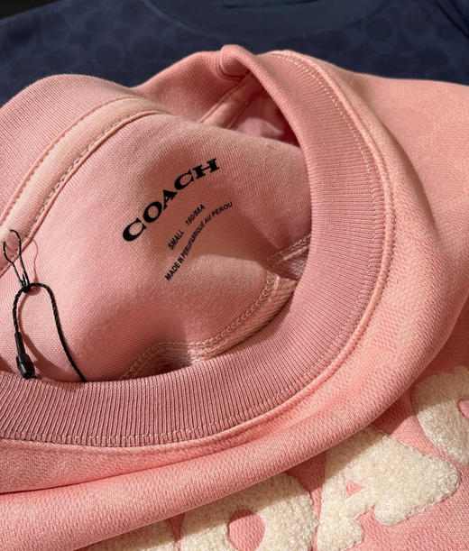 𝐂𝐇女款圆领老花毛毡刺绣小标卫衣815 商品图5