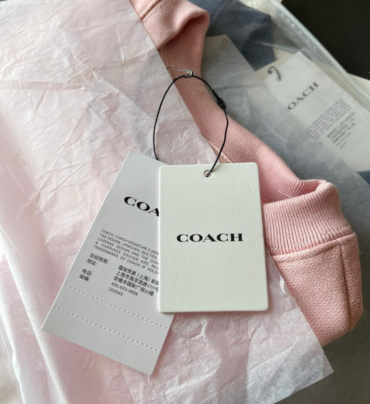 𝐂𝐇女款圆领老花毛毡刺绣小标卫衣815 商品图4