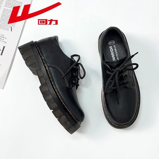 回力小皮鞋女鞋2025秋季新款jk单鞋英伦风黑色玛丽珍厚底乐福鞋女 商品图3