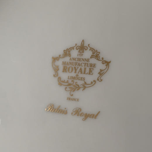 法国Limoges利摩日双耳描金大果盘 商品图4