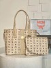 MCM Liz Visetos新配色 中号#粉色/米白色/黑色双面购物袋（XM） 商品缩略图5