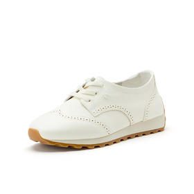 【云粉节】BF楼Bata阿甘鞋女2026春款休闲透气通勤牛皮运动鞋AAK31AM6   吊牌价999    活动价669