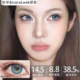 isoraLook高光不乱转定轴半年抛·人间小麻瓜/土豆脑袋·14.5mm中大着色·2片