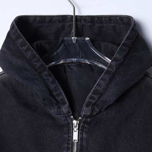 31078SDSA男士秋冬新款痞帅男装美式复古水洗连帽牛仔棉服外套百搭时尚 商品图2