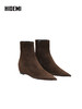 HIDEMI经典复古美拉德风开边珠牛皮尖头切尔西短靴内增高中缝踝靴 商品缩略图14