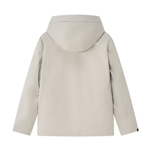 佐丹奴男装25年新款鸭绒斜纹布连帽羽绒外套01075615 商品图1