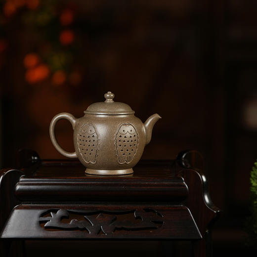 龙德堂陶艺 汤宣武制《玲珑系列之利好》原矿青段 170cc 库存请咨询客服 商品图2