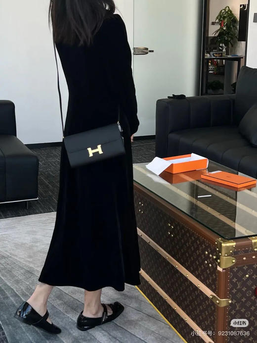 爱马仕 康康 ToGo 黑金 E皮 钱包  U刻 商品图1