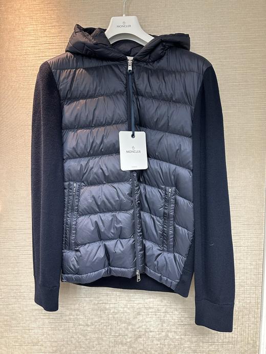 男款拼接针织连帽外套he018 商品图0