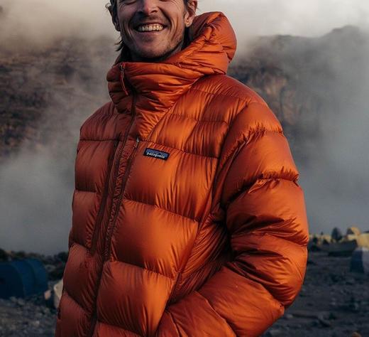 中性款防风加厚连帽羽绒服ju 商品图2