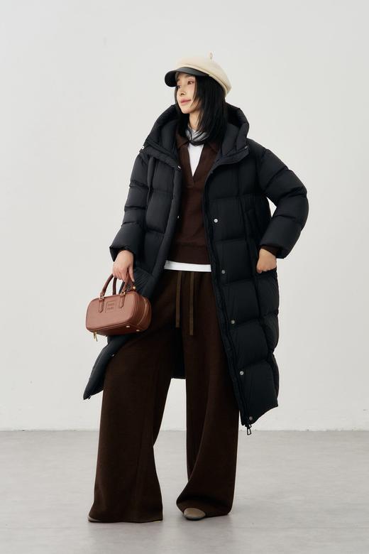 品质逆天❗️高端95%长款鹅绒服泡芙抗寒羽绒服 商品图13