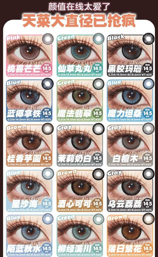 KIKICON 正品月抛58/副88/2副158/4副,小山茶草莓熊 商品图3