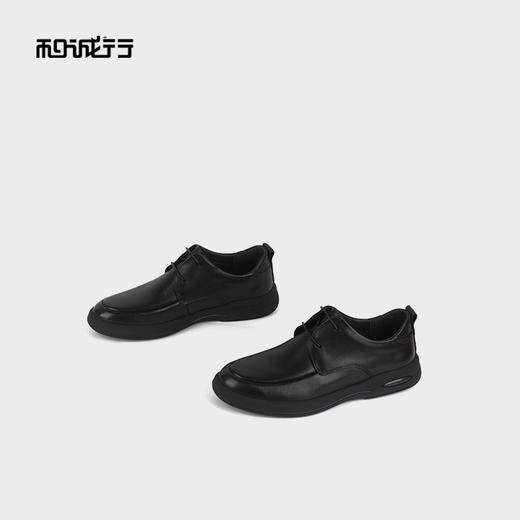 和诚行2025秋冬新款舒适真皮男式商务休闲鞋1370143 商品图3