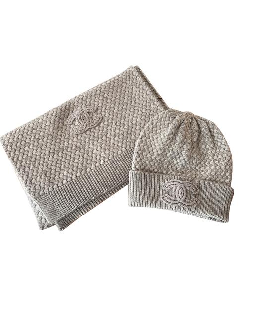 女款羊毛针织围巾套装hu025 商品图0