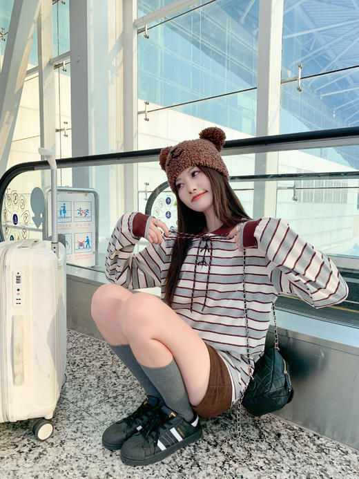 【169元任选2件】现货！polo领条纹长袖 商品图5