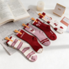 25AW074-2025兔默默羊毛童袜 商品缩略图0