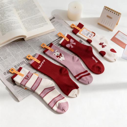 25AW074-2025兔默默羊毛童袜 商品图0