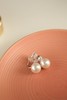 米马饰物 爱迪生珍珠 耳钉/耳夹 正圆强光微微瑕珍珠 商品缩略图4