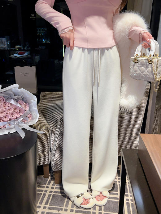 张心子【长腿lulu裤】秋冬高腰保暖加绒休闲裤裤子 U2512037 商品图9