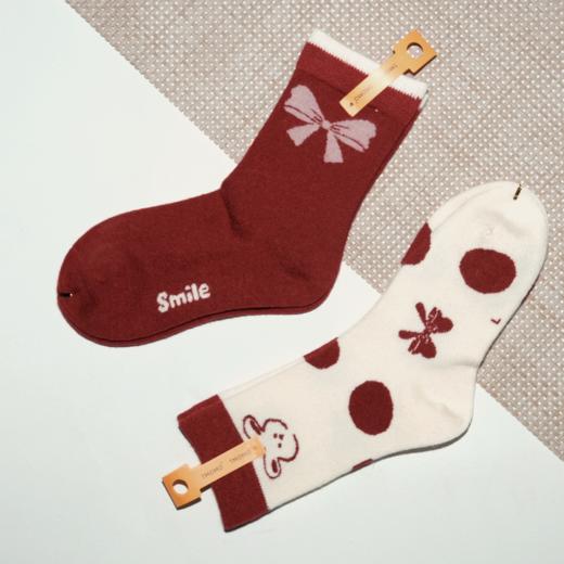 25AW074-2025兔默默羊毛童袜 商品图2