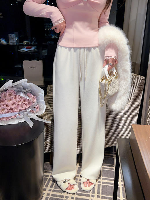 张心子【长腿lulu裤】秋冬高腰保暖加绒休闲裤裤子 U2512037 商品图10