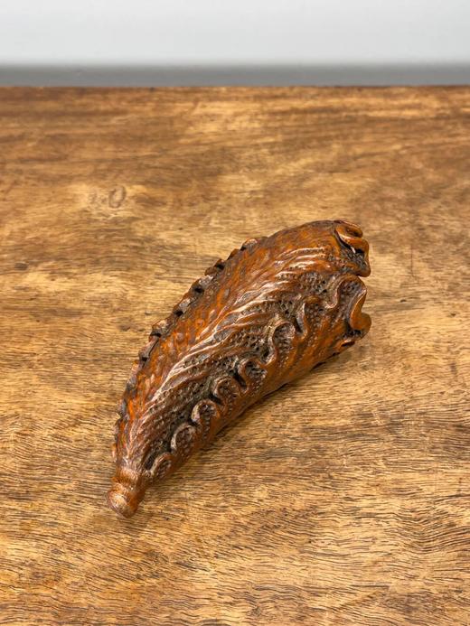 竹根镂雕白菜摆件，顺丰包邮 商品图14