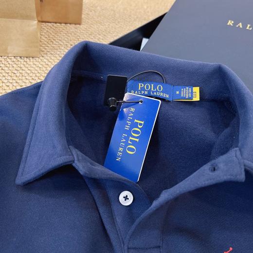 D120819秋冬新品基础款标志性小马标内里加绒Polo衫男女同款 商品图6