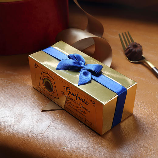 【圣诞好礼丨德国GOUFRAIS高福瑞斯进口黑松露巧克力150g/250g盒装奥斯卡小金人圣诞节礼物】选用优质原料，无反式脂肪酸，口味醇正浓厚，滑而不软，入口即化，金色包装造型优雅，自用送朋友都合适 商品图1