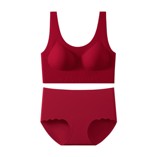 【新年开运红】草本初色开运红·内衣套装，无钢圈温柔支撑，固定杯垫不跑杯，开启浪漫红运 商品图11