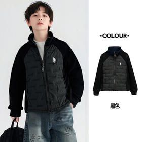 【柔软舒适优质面料❗️定位设计不跑棉】2025秋冬季新款战马男童女童长袖休闲洋气防风宽松拉链中大童棉服。jb