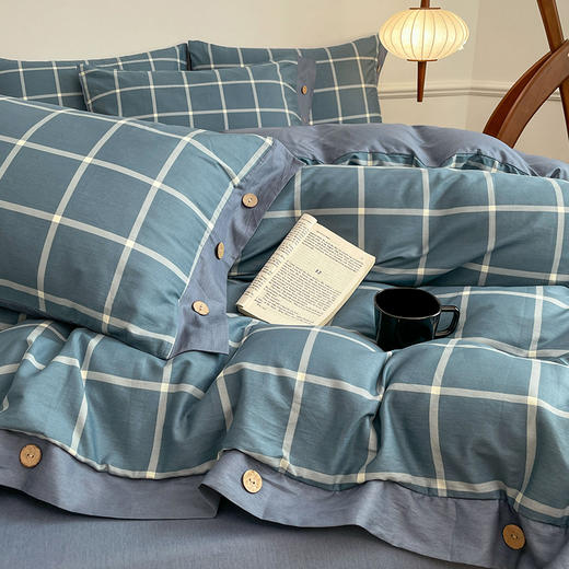 自然醒全棉纽扣工艺款系列四件套NH187 商品图5