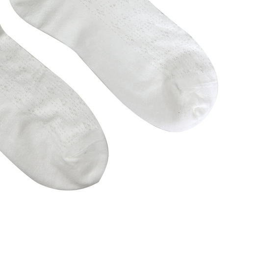 谜底中筒袜2026年春季新品显瘦竖条纹撞色木耳边袜子女261MQ0408 商品图3