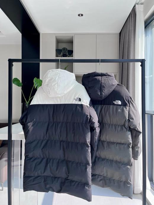 D120826中长款加厚连帽棉服男女情侣款百搭好穿棉衣 商品图1