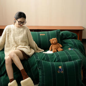 自然醒仿生羊咩绒布丁小熊四件套MT