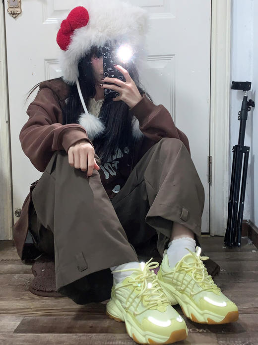 【天跑冰山熔岩老爹鞋TP6062】✅透气超纤鞋面，细腻舒适 ✅加固宽大圆鞋头防撞耐踢，鞋身两侧KPU流线设计，挺阔不软塌-PWJCY 商品图7