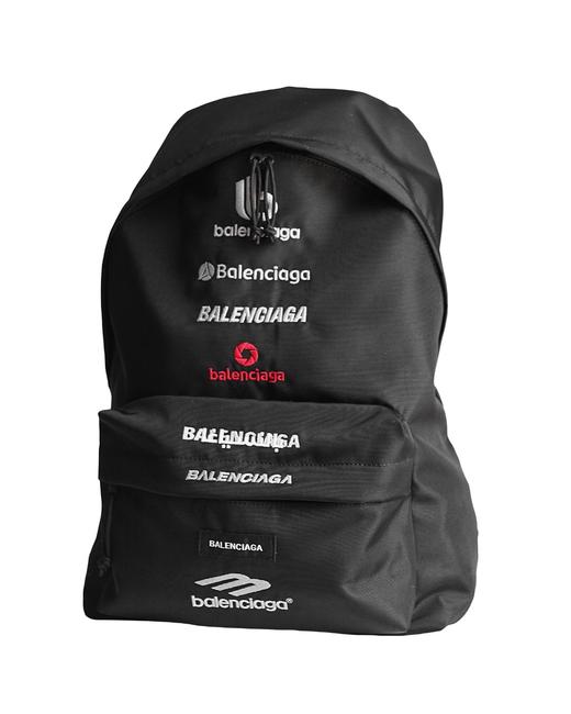 中性款防水尼龙刺绣双肩包he004 商品图0