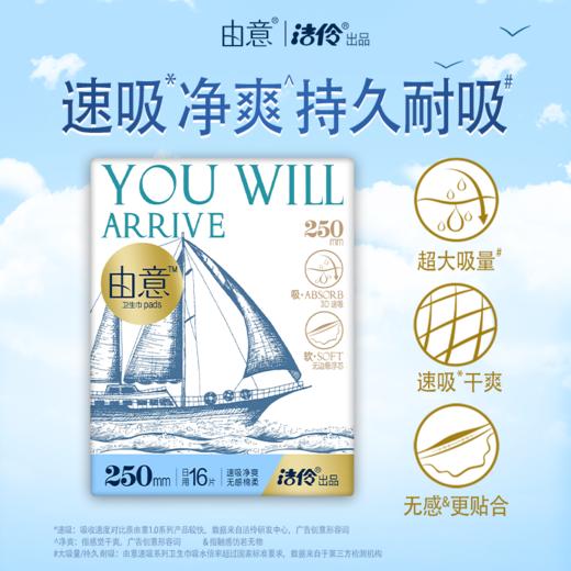 由意16片250mm瞬干棉柔日用卫生巾 商品图0
