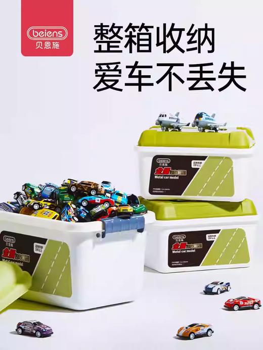 贝恩施儿童汽车惯性回力仿真套装玩具男孩赛车模型生日礼物3-6岁 商品图4