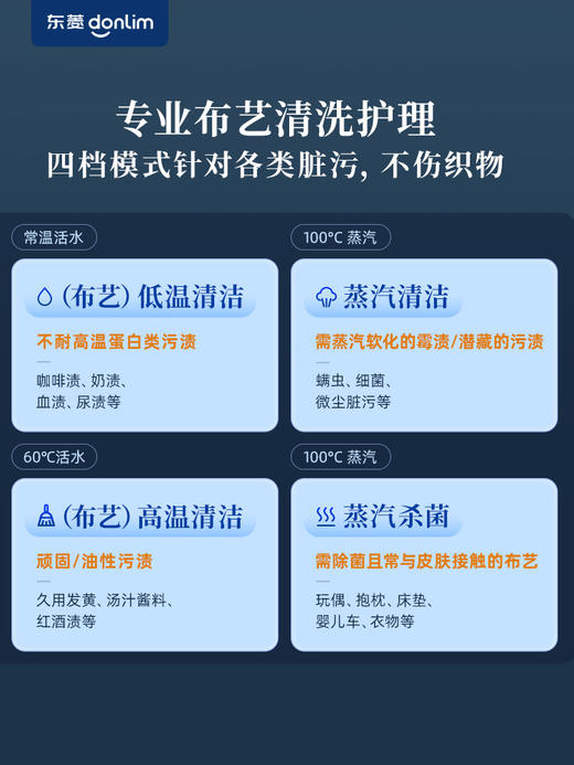 东菱高温蒸汽清洁机多功能家用高温地毯沙发窗帘床垫 商品图3