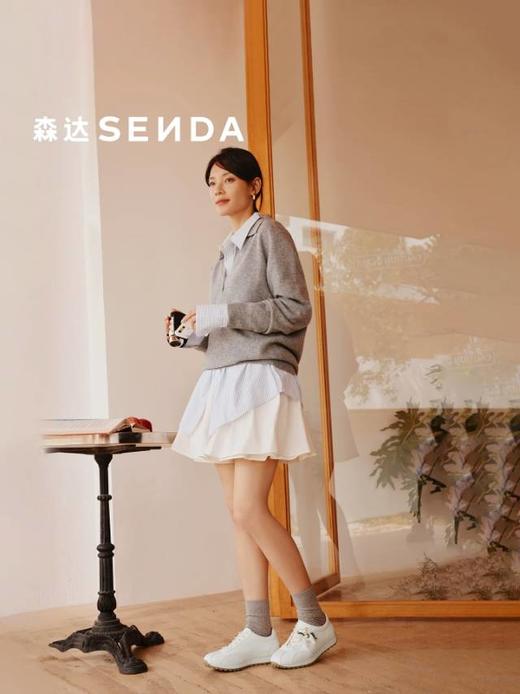 【云粉节】BF楼森达阿甘鞋2026春季新款超好看复古棕色德训运动休闲鞋4IV26吊牌价899活动价499 商品图2