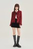 NINA RAISE 红色夹棉气质小香风粗线呢外套 21699 商品缩略图1