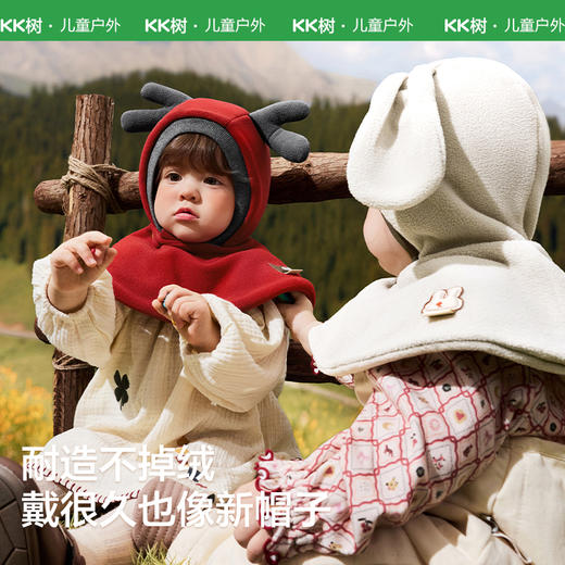 【KK树】小动物奇遇披肩帽KQ25085 商品图4